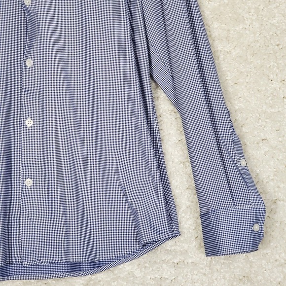 Mizzen And Main‎ Spinnaker Men Trim Fit Stretch Shirt Size XL Office Casual - Picture 2 of 12